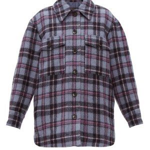 NWT Isabel Marant Harvey checked brushed wool jacket - Brand New with Tags
